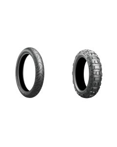 Bridgestone Battlax Adventure A41 90x90x21 And Battlax Adventurecross AX41 150x70x17 Full OEM Tire Set For BMW F800GS 09-18