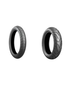 Bridgestone Battlax Adventurecross Scrambler AX41S And Adventure A41 Tire Pair For Triumph Tiger 1050 Sport 12-16