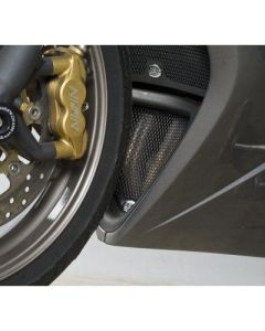 R&G Racing Black Downpipe Grill For 2006-2012 Triumph Daytona 675 DG0009BK