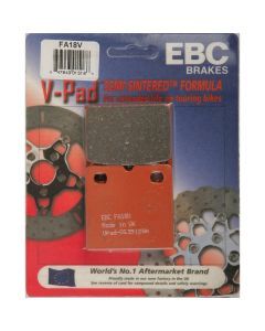 EBC 1 Pair V-Pad Semi-Sintered Touring Brake Pads MPN FA18V