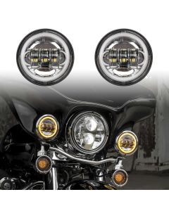 XK Glow 4.5" Passing Lights Chrome - XK042011-W