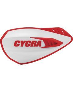 Cycra Cyclone Handguards White/Red - 1CYC-0056-239