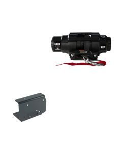 Viper 6000lbs V3 Winch Black Rope With Mount For Kawasaki Prairie 700 2004-2006