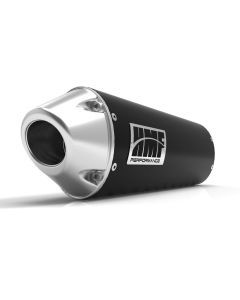 HMF Muffler Yamaha YFZ 450R-X 09-25 Black Performance Slip On Exhaust Euro End Cap Side Mount