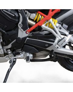R&G Racing Black Boot Guard Kit For 2021-2022 Ducati Multistrada V4