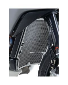 R&G Racing Black Radiator and Oil Cooler Guard For 2014-2018 MV Agusta Rivale 800