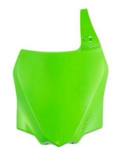 Acerbis Front Number Plate Green Fits Kawasaki KX85 KX100 KX112 2014-2023
