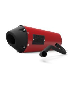HMF Muffler Yamaha YFZ 450 04-13 Candy Red Performance Full System Exhaust Blackout Euro End Cap Side Mount