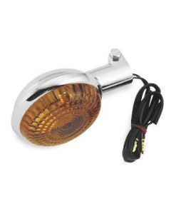 BikeMaster Turn Signal and Lens For Yamaha XJ700 1985-1986 Rear Left Orange