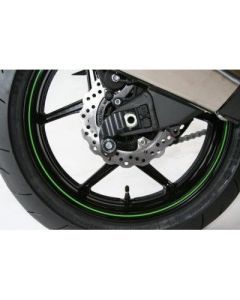 R&G Racing Black Cotton Reels Offset For 2004-2005 Kawasaki Ninja ZX10R ZX1000C