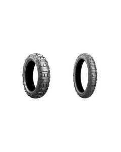 Bridgestone Front Rear 100/90-18 + 120/90-18 Battlax Adventurecross AX41 Motorcycle Tire Set