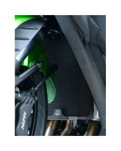 R&G Racing Black Aluminum Radiator Guard For 2007-2018 Kawasaki GTR1400 Concours