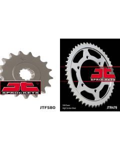 Front & Rear Sprocket Kit for YAMAHA YZF-R6-530 Chain Conversion 03-05