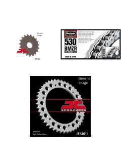 530 BMZR Chain Chrome, Front & Rear Sprocket Kit TRIUMPH 955i Daytona 2002-2006