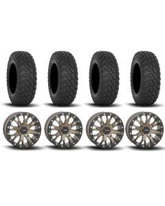 System 3 SB-4 Beadlock Bronze 15" Wheels And RT320 Tires [32x10R-15]