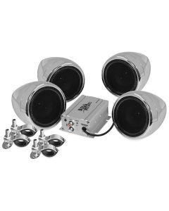 Boss Audio Systems 1,000-Watt Bluetooth 3" Speaker Kit Chrome