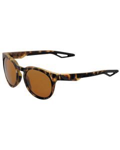 100% Campo Sunglasses Soft Tact Havana with Bronze PeakPolar Lens - 61026-089-49