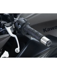 R&G Racing Black Bar End Sliders For 2008-2017 Kawasaki Ninja 250