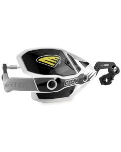 Cycra Probend Ultra CRM Handguard 1-1/8" Clamp White/Black - 1CYC-7408-12X
