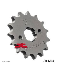 JT Sprockets Front Steel Sprocket 15 Tooth 15T 428 Chain For Kymco 125 Zing II 2008-2015 JTF1264.15