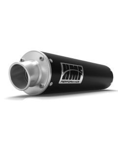 HMF Muffler Yamaha Grizzly 660 02-08 Black Performance Slip On Exhaust Turn Down End Cap