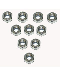 WSM Nylon Lock Nut 8mm Stainless - Pack Of 10 014-702