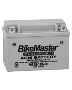 BikeMaster AGM 12V Platinum Battery For Suzuki GSF1250S Bandit 2007-2016 Grey