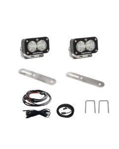 Baja Designs Reverse Light Kit Pair Dual S2 Sport Series Wide Cornering Pattern Clear Lens 448082