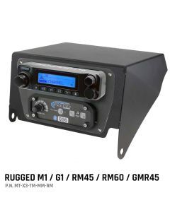 Rugged Radios Can-Am X3 Multi-Mount Kit - Top Mount - for Rugged UTV Intercoms and Radios