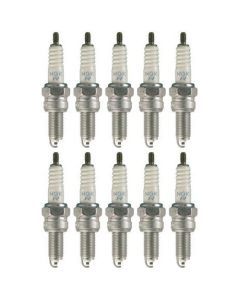 Set of 10 NGK Standard Spark Plugs for Kawasaki VN800 2006 Engine 800cc