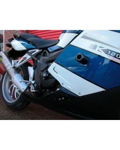 R&G Racing Black Classic Style Crash Protectors For 2005-2008 BMW K1200S