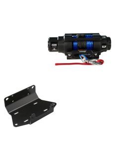 Viper 4500lbs V3 Winch Blue Rope With Mount For Yamaha Grizzly 700 2007-2015