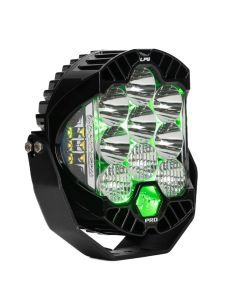 Baja Designs Auxiliary LED Light Pod Each Green Backlight L9 Pro Series Driving/Combo Pattern Clear Lens Universal 320016