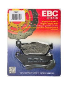 EBC 1 Pair FA Series Organic Replacement Brake Pads MPN FA671