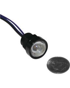 Letric Lighting Royal Flush Mount G2 LED 2-Wire, 9/16", Black/Red