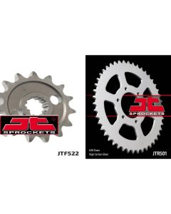 Front & Rear Sprocket Kit for KAWASAKI KZ1000 P1 Police-USA 82 JT Sprockets