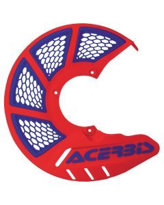 Acerbis Red/Blue X-Brake Vented Disc Cover - 2449491228