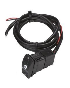 Sirius LED Flush Mount Waterproof Dash Switch For SUV Truck ATV/UTV Marine