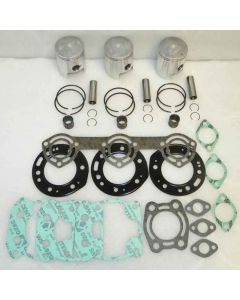 WSM Top End Rebuild Kit For Polaris 650 SL 92-95 .25mm Over 010-831-11
