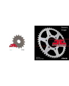 Front & Rear Sprocket Kit for Street KAWASAKI ZX600 Ninja ZX-6R 2007-2012