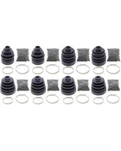 Compl Front & Rear Inner & Outer CV Boot Rep Kit Outlander MAX 800 XT 4X4 06-07
