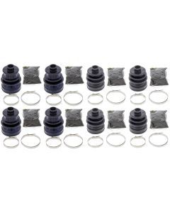 Complete Front & Rear Inner & Outer CV Boot Repair Kit LT-A500X 2009-2010 For Su
