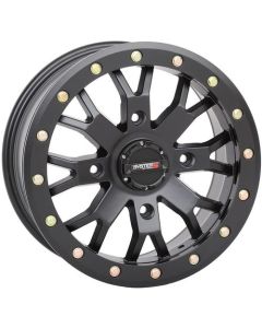System 3 SB-4 Beadlock 15x7 ATV/UTV Wheel - Matte Black (4/137) 4+3 [15S3-3138]