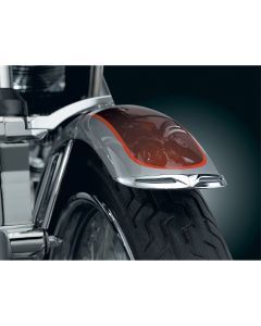 Harley FXDC Dyna Glide Custom 1992Leading Edge Fender Tip Front Chrome Kuryakyn