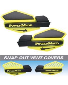 Powermadd - 34206 - Star Series Handguards, Suzuki Yellow/Black