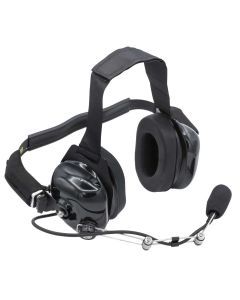 Rugged Radios H85 Linkable Full Duplex Intercom Headset  Expand To Unlimited Headsets H85-BLK