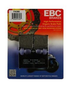 EBC 1 Pair FA Series Organic Replacement Brake Pads MPN FA366