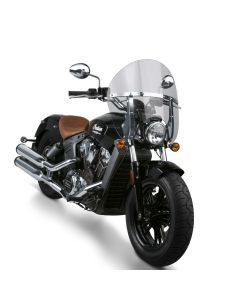 National Cycle Light Gray SwitchBlade Chopped Quick Release Windshield With Mount Kit, Straight Forks