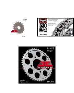530 BMXR Chain Natural, Front & Rear Sprocket Kit for HONDA CB750C 1980-1982