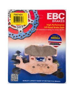 EBC 1 Pair SV Series Severe Duty Brake Pads MPN FA674SV